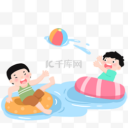 水夏季图片_儿童水上乐园娱乐玩水