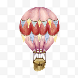 踏青主题背景图片_情侣狂欢庆祝热气球