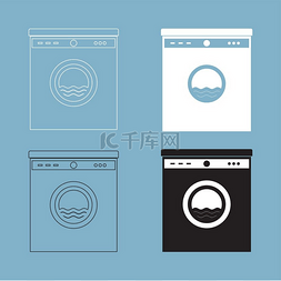 洗牙设备图片_洗衣机图标.. 洗衣机图标。