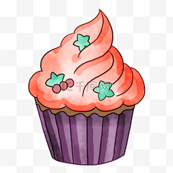 蛋糕甜点纸盒图片绘画创意