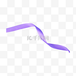 长方体包装盒图片_紫色包装长丝带