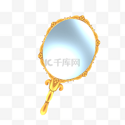 中式古代镜子化妆镜手持镜欧式复