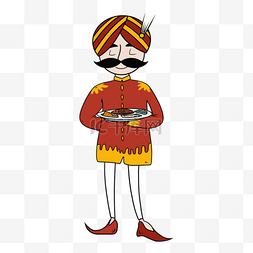 印度玛 拉雅国王卡通
