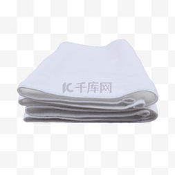 白色织物毛巾卫生浴巾