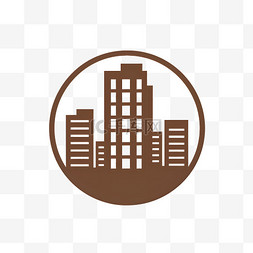 城市建筑图片_极简主义城市建筑logo