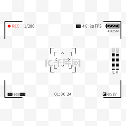 相机相机黑白图片_相机录制边框屏幕记录动态取景