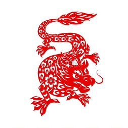 中国农历新年凶龙亚洲神话或仙兽