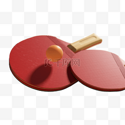乒乓球赛背景图图片_乒乓球拍体育运动3D模型