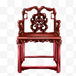 靠椅图片_古代家具太师椅