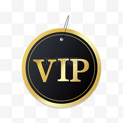 vip买二送一图片_黑金VIP角标促销标签