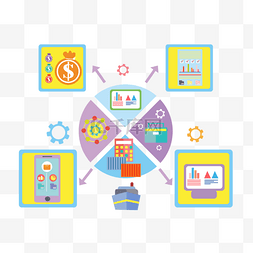 金融科技背景蓝色图片_互联网商务合作信息时代