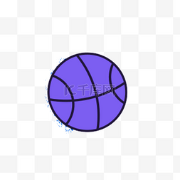 篮球图片_蓝色篮球