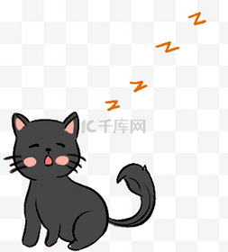 黑色猫图片_动物猫咪