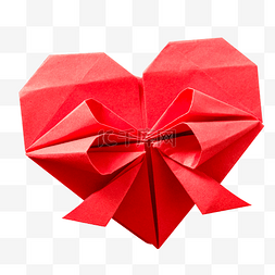心形折纸图片_节日情人节心形折纸