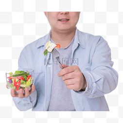 吃蔬菜减肥男人健康餐