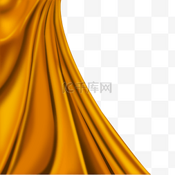 金色大气绸缎绸带
