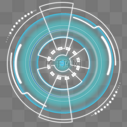 科技圆环圆形未来科技界面