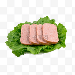 肉菜图片_午餐肉猪肉小吃