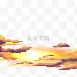 天空夕阳图片_唯美晚霞夕阳落日夕阳日出傍晚