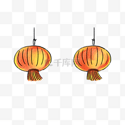中国风古风新年灯笼红灯笼