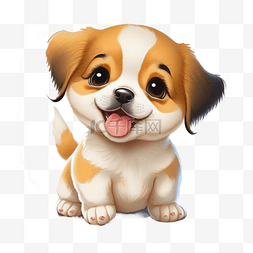 动物图片_卡通可爱小狗动物狗