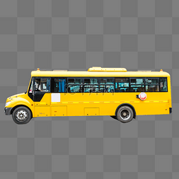 黄色校车公交车