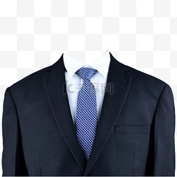 西装西装黑领带图片_白衬衫有领带黑西装摄影图