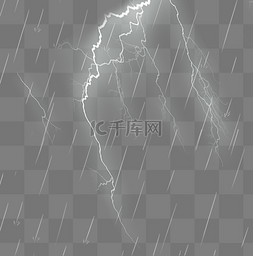 下雨闪电天气