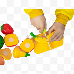 儿童节图片_儿童节切水果玩具