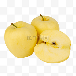 黄色苹果水果瓜果