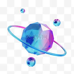 3DC4D立体彩色玻璃圆球装饰
