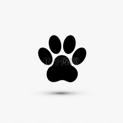 矢量狗PNG图片_白色背景上的矢量黑色网络图标。