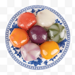 中国传统团图片_清明清明节彩色青团中国传统