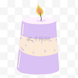 紫色背景图图片_蜡烛酒店香薰主题风格图片绘画