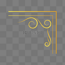 边角图片_欧式花纹线条边角框