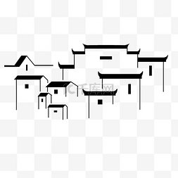 中式建筑徽派建筑群