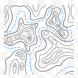 地形图抽象线条山纹暗纹底纹