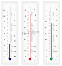 天气了图片_温度计；温度计