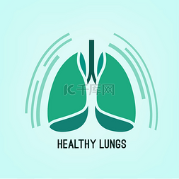人肺图片_矢量的肺图标