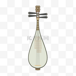 中国古典乐器琵琶传统中式
