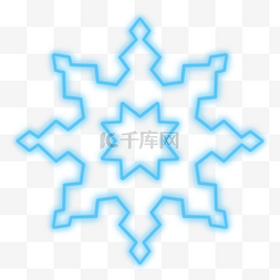 霓虹光效天气雪花