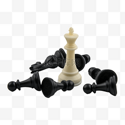 国际象棋益智棋子游戏摄影图