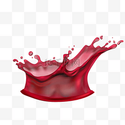红色红酒图片图片_溅起的红酒液体