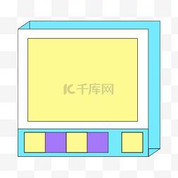 创意空间设计图片_画板立体网络图案绘画创意