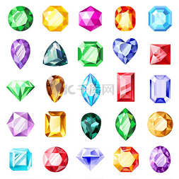 宝石珠宝水晶宝石钻石宝石珍贵的