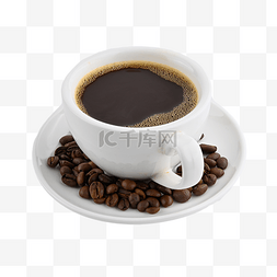 褐色图片_咖啡下午茶提神咖啡豆