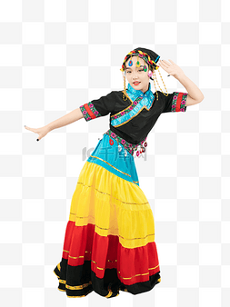 民族舞傣族舞美女人物