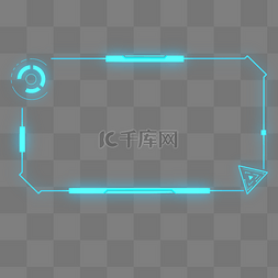 炫彩光图片_科技线条大数据边框