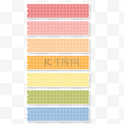 日期水印水印图片_卡通可爱贴纸彩虹手账