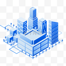 科技导航标图片_25d智慧城市大数据科技生活